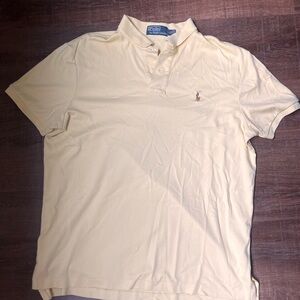 Polo by Ralph Lauren Men's Yellow Polo Shirt